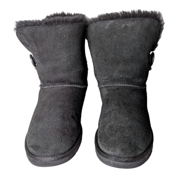 UGG Bailey Button 'Black' Winter Boot Size 9 - Picture 4 of 9